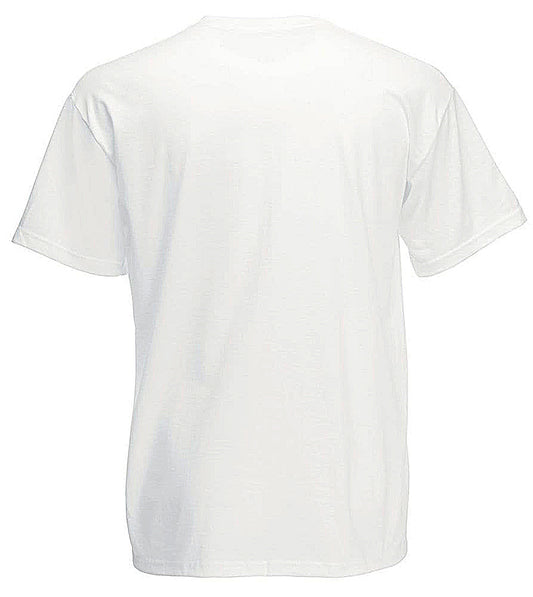 Plain white t-shirt on a white background
