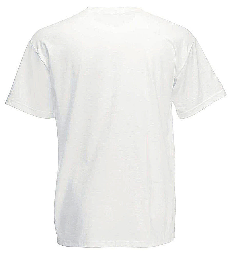 Plain white t-shirt on a white background