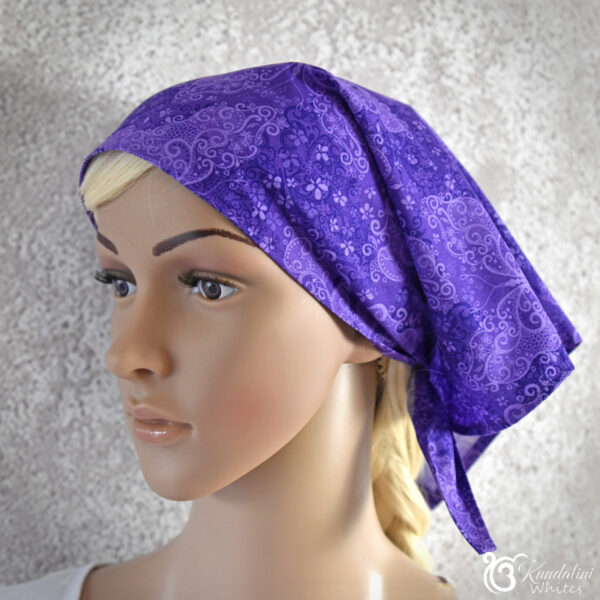 Cotton scarf in 100% cotton for yoga