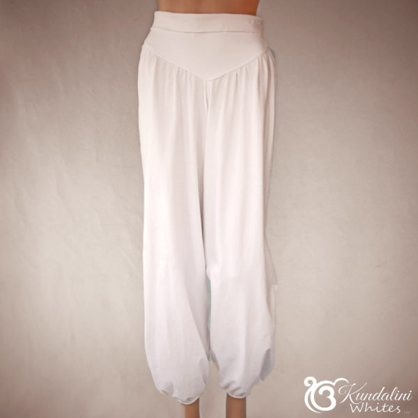 Classical harem pants in cotton jersey