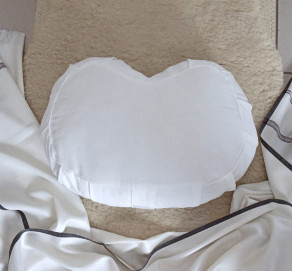 Meditation cushion, meditation pillow, travel cushion, crescent shaped
