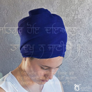 turban full width blue
