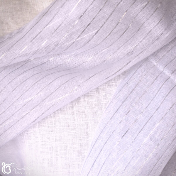 Silver sheen yoga turban fabric