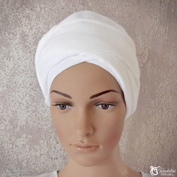Textured cotton turban