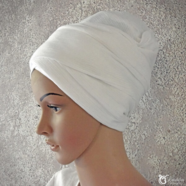 Kundalini turban in textured cotton